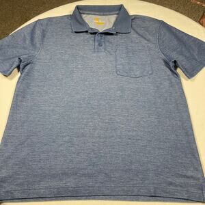 Carhartt K570 Men’s Medium Blue Heather Original Fit Pocket Polo Shirt